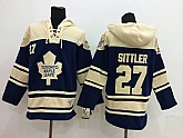 Toronto Maple Leafs #27 Darryl Sittler Navy Blue Hoodie,baseball caps,new era cap wholesale,wholesale hats