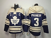 Toronto Maple Leafs #3 Dion Phaneuf Navy Blue Hoodie,baseball caps,new era cap wholesale,wholesale hats
