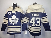 Toronto Maple Leafs #43 Nazem Kadri Navy Blue Hoodie,baseball caps,new era cap wholesale,wholesale hats