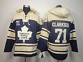 Toronto Maple Leafs #71 Clarkson Navy Blue Hoodie,baseball caps,new era cap wholesale,wholesale hats