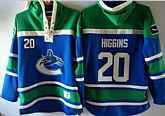 Vancouver Canucks #20 Chris Higgins Blue Hoody,baseball caps,new era cap wholesale,wholesale hats