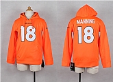 Youth Nike Denver Broncos #18 Peyton Manning Orange Kids Hoody,baseball caps,new era cap wholesale,wholesale hats