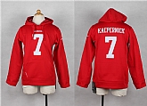 Youth Nike San Francisco 49ers #7 Colin Kaepernick Red Kids Hoody,baseball caps,new era cap wholesale,wholesale hats