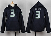 Youth Nike Seattle Seahawks #3 Russell Wilson Navy Blue Kids Hoody,baseball caps,new era cap wholesale,wholesale hats