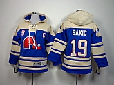 Youth Quebec Nordiques #19 Joe Sakic Light Blue Hoodie,baseball caps,new era cap wholesale,wholesale hats