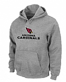 Arizona Cardinals Authentic Logo Pullover Hoodie Grey,baseball caps,new era cap wholesale,wholesale hats