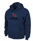 Arizona Cardinals Authentic Logo Pullover Hoodie Navy Blue,baseball caps,new era cap wholesale,wholesale hats