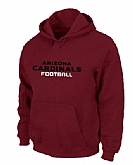 Arizona Cardinals Authentic font Pullover Hoodie Red,baseball caps,new era cap wholesale,wholesale hats