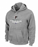 Atlanta Falcons Critical Victory Pullover Hoodie Grey,baseball caps,new era cap wholesale,wholesale hats