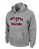 Atlanta Falcons Heart x26 Soul Pullover Hoodie Grey,baseball caps,new era cap wholesale,wholesale hats