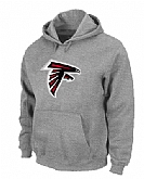 Atlanta Falcons Logo Pullover Hoodie Grey,baseball caps,new era cap wholesale,wholesale hats