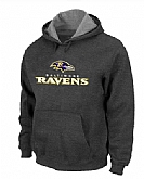 Baltimore Ravens Authentic Logo Pullover Hoodie Navy Grey,baseball caps,new era cap wholesale,wholesale hats