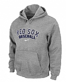 Boston Red Sox Pullover Hoodie Grey,baseball caps,new era cap wholesale,wholesale hats