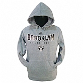Brooklyn Nets Team Logo Gray Pullover Hoody,baseball caps,new era cap wholesale,wholesale hats