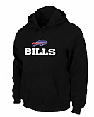 Buffalo Bills Authentic Logo Pullover Hoodie Black,baseball caps,new era cap wholesale,wholesale hats