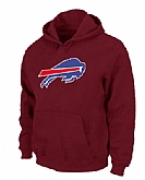 Buffalo Bills Logo Pullover Hoodie Red,baseball caps,new era cap wholesale,wholesale hats