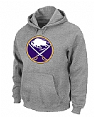 Buffalo Sabres Big x26 Tall Logo Pullover Hoodie Grey,baseball caps,new era cap wholesale,wholesale hats