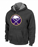 Buffalo Sabres Big x26 Tall Logo Pullover Hoodie Navy Grey,baseball caps,new era cap wholesale,wholesale hats