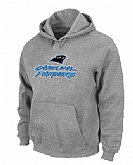 Carolina Panthers Authentic Logo Pullover Hoodie Grey,baseball caps,new era cap wholesale,wholesale hats