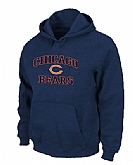 Chicago Bears Heart x26 Soul Pullover Hoodie Navy Blue,baseball caps,new era cap wholesale,wholesale hats