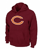 Chicago Bears Logo Pullover Hoodie Red,baseball caps,new era cap wholesale,wholesale hats
