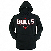 Chicago Bulls Team Logo Black Pullover Hoody,baseball caps,new era cap wholesale,wholesale hats
