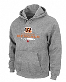 Cincinnati Bengals Critical Victory Pullover Hoodie Grey,baseball caps,new era cap wholesale,wholesale hats