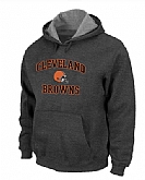 Cleveland Browns Heart x26 Soul Pullover Hoodie Navy GREY,baseball caps,new era cap wholesale,wholesale hats