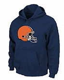 Cleveland Browns Logo Pullover Hoodie Navy Blue,baseball caps,new era cap wholesale,wholesale hats