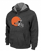 Cleveland Browns Logo Pullover Hoodie Navy Grey,baseball caps,new era cap wholesale,wholesale hats