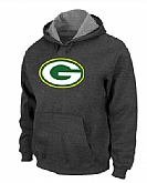Green Bay Packers Logo Pullover Hoodie Navy Grey,baseball caps,new era cap wholesale,wholesale hats
