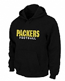 Green Bay Packers font Pullover Hoodie Black,baseball caps,new era cap wholesale,wholesale hats