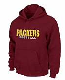 Green Bay Packers font Pullover Hoodie Red,baseball caps,new era cap wholesale,wholesale hats