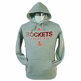 Houston Rockets Team Logo Gray Pullover Hoody,baseball caps,new era cap wholesale,wholesale hats