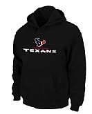 Houston Texans Authentic Logo Pullover Hoodie Black,baseball caps,new era cap wholesale,wholesale hats