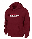 Houston Texans Authentic font Pullover Hoodie Red,baseball caps,new era cap wholesale,wholesale hats