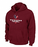 Houston Texans Critical Victory Pullover Hoodie RED,baseball caps,new era cap wholesale,wholesale hats