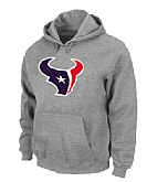 Houston Texans Logo Pullover Hoodie Grey,baseball caps,new era cap wholesale,wholesale hats