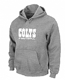 Indianapolis Colts Authentic font Pullover Hoodie Grey,baseball caps,new era cap wholesale,wholesale hats