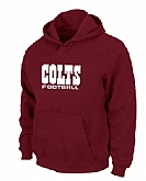 Indianapolis Colts Authentic font Pullover Hoodie Red,baseball caps,new era cap wholesale,wholesale hats