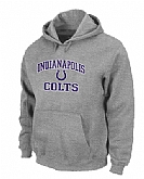 Indianapolis Colts Heart x26 Soul Pullover Hoodie Grey,baseball caps,new era cap wholesale,wholesale hats