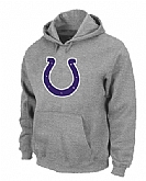 Indianapolis Colts Logo Pullover Hoodie Grey,baseball caps,new era cap wholesale,wholesale hats
