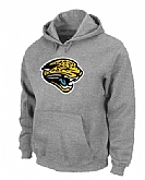 Jacksonville Jaguars Logo Pullover Hoodie Grey,baseball caps,new era cap wholesale,wholesale hats