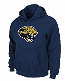 Jacksonville Jaguars Logo Pullover Hoodie Navy Blue,baseball caps,new era cap wholesale,wholesale hats
