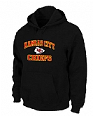 Kansas City Chiefs Heart x26 Soul Pullover Hoodie Black,baseball caps,new era cap wholesale,wholesale hats