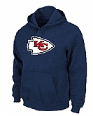 Kansas City Chiefs Logo Pullover Hoodie Navy Blue,baseball caps,new era cap wholesale,wholesale hats