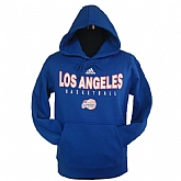 Los Angeles Clippers Team Logo Blue Pullover Hoody,baseball caps,new era cap wholesale,wholesale hats