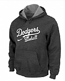 Los Angeles Dodgers Pullover Hoodie D.Grey,baseball caps,new era cap wholesale,wholesale hats