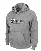 Miami Dolphins Authentic font Pullover Hoodie Grey,baseball caps,new era cap wholesale,wholesale hats