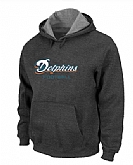 Miami Dolphins Authentic font Pullover Hoodie Navy Grey,baseball caps,new era cap wholesale,wholesale hats
